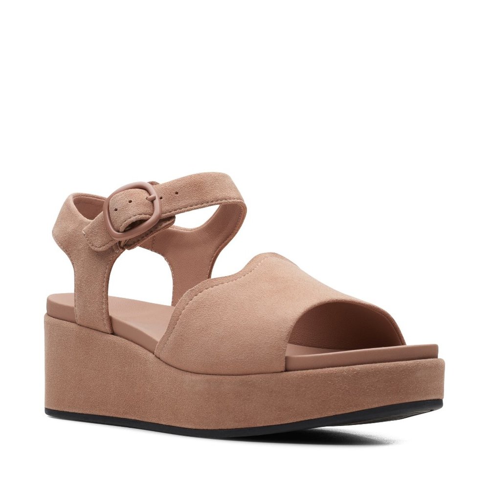 Clarks(R) Kimmei Way Platform Sandal